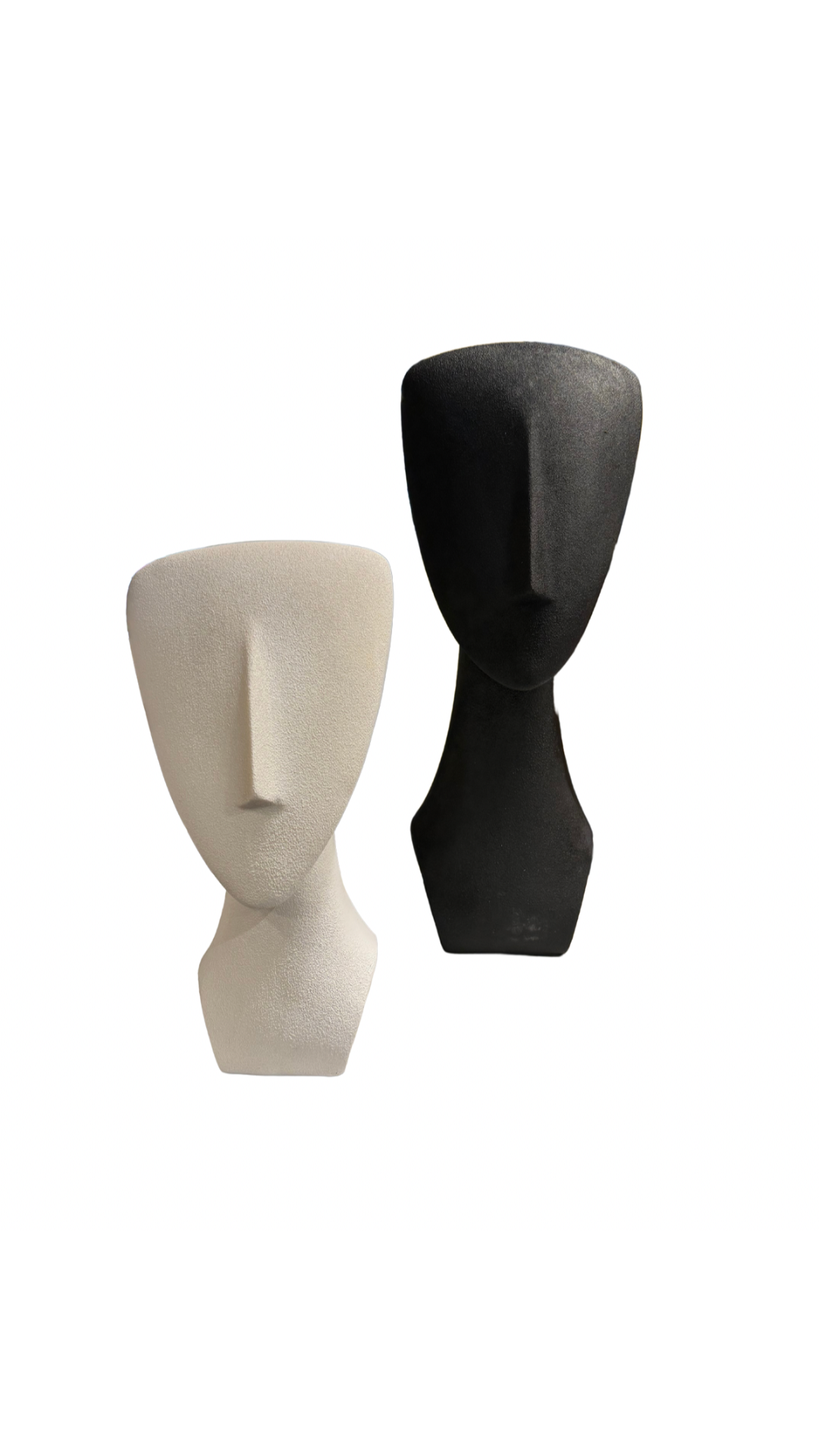 Siyah Beyaz İkili Biblo