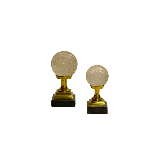 İkili Kristal Camlı Gold  Küre