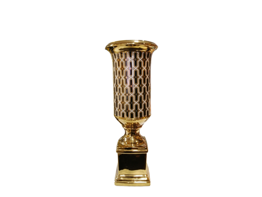 Seramik Vazo Gold